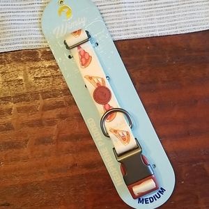 Pizza slice dog collar